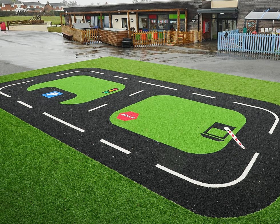 Roadway play area Artificial Turf